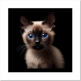 Siamese Cat - A Sweet Gift Idea For All Cat Lovers And Cat Moms Posters and Art